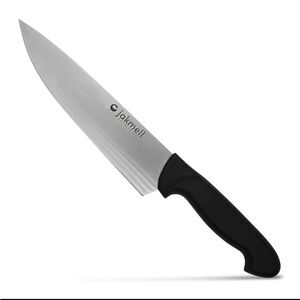 Stainless Steel Chef Knife with Black Handle